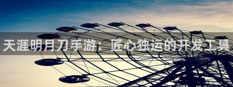 恩佐娱乐官方注册：天涯明月刀手游：匠心独运的开发工具